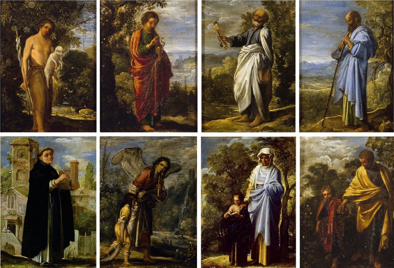 Eine Reihe kleiner religiöser Szenen von Adam Elsheimer