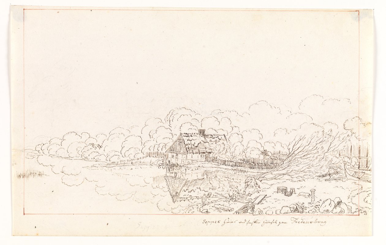 Jeppes Haus. Fredensborg von Adam Gottlob Gjelstrup