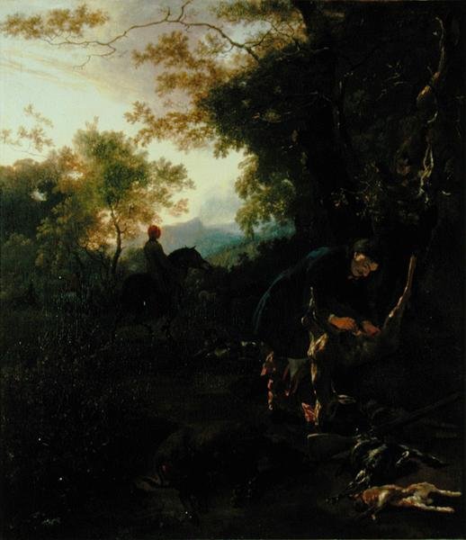 Nach der Jagd von Adam Pynacker
