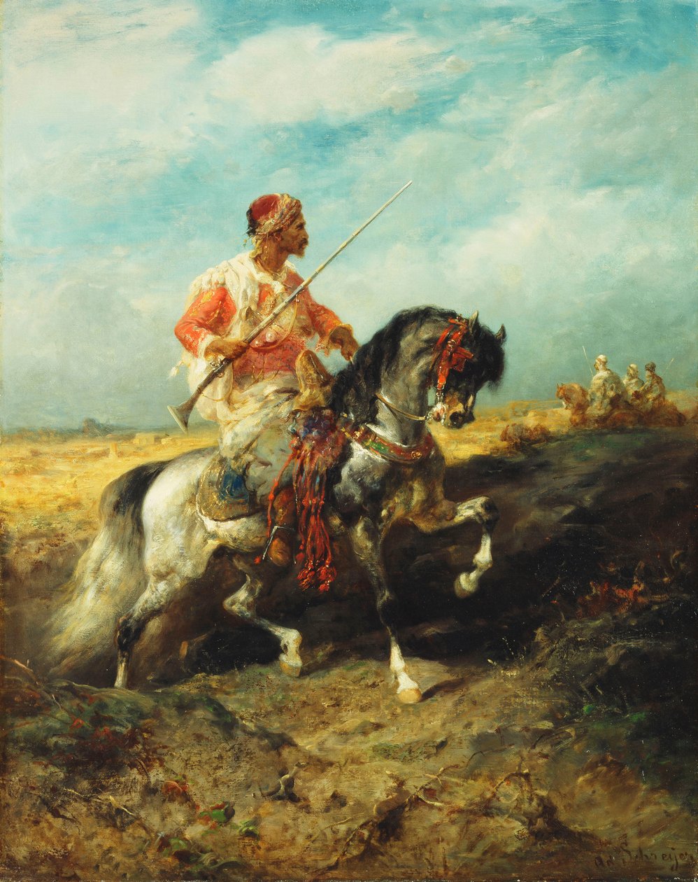 Ein arabischer Reiter von Adolf Schreyer