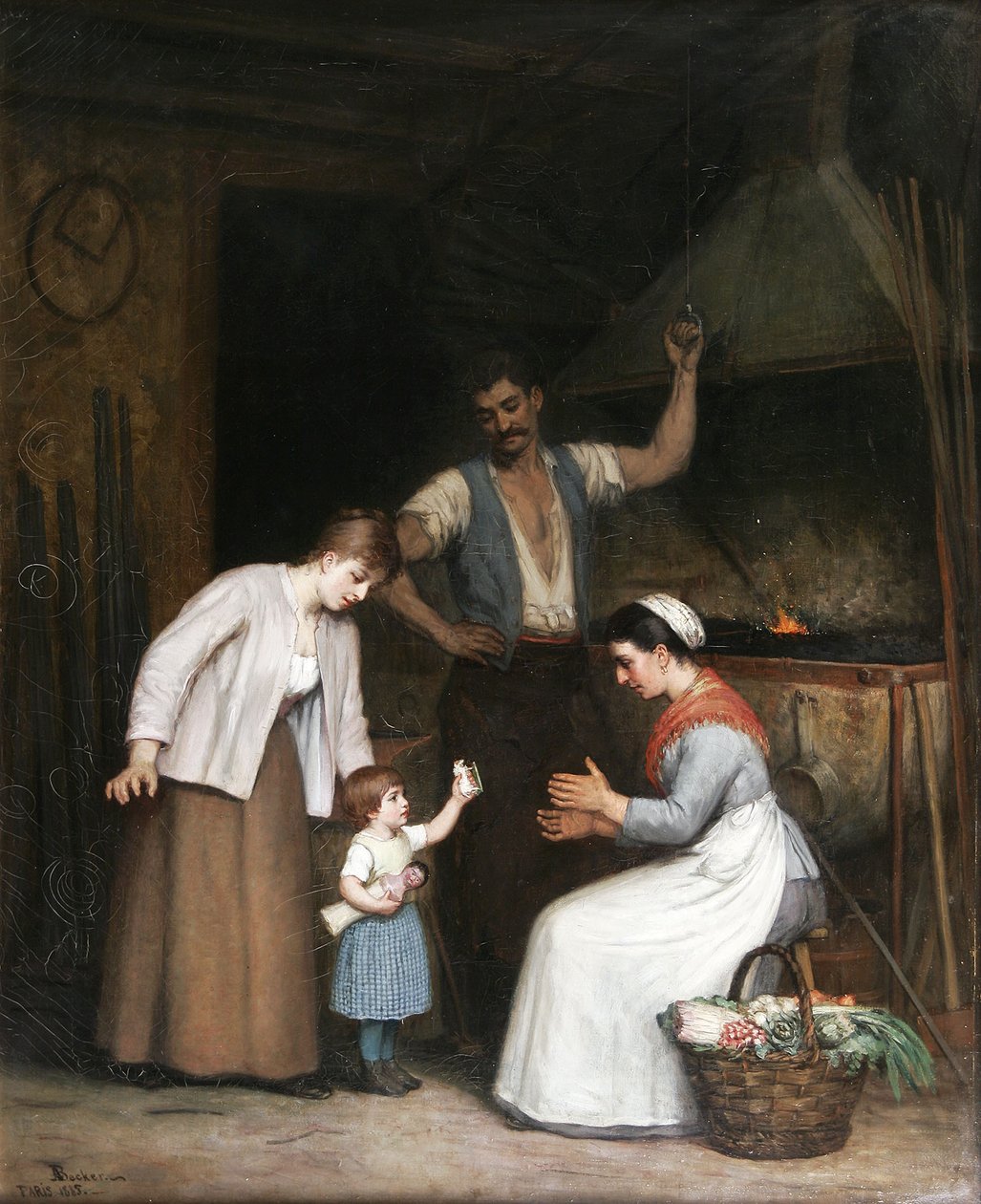 In der Schmiede von Adolf von Becker