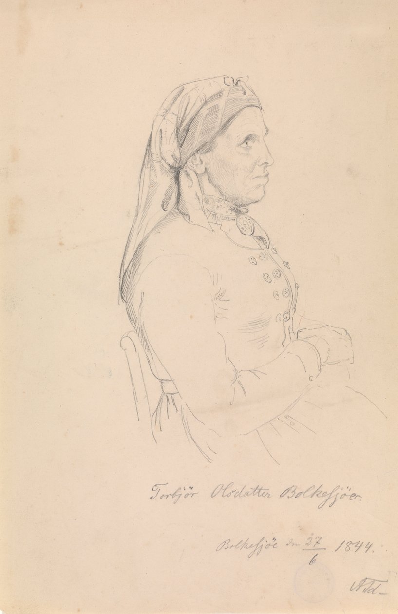 Torbjørg Olsdatter Bolkesjø von Adolph Tidemand