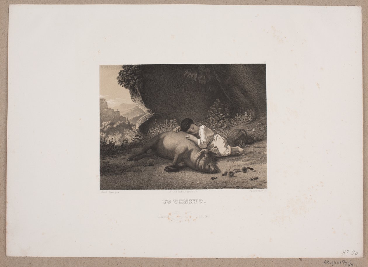 Zwei Freunde von Johan Adolph Kittendorff