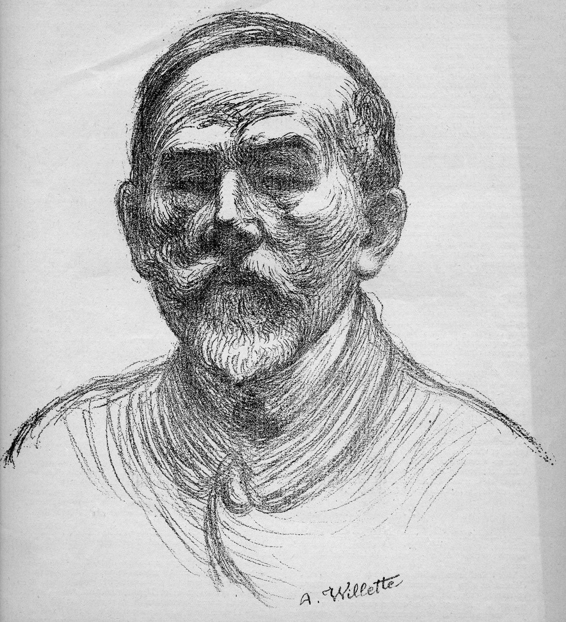 Théophile Alexandre Steinlen von Adolphe Leon Willette