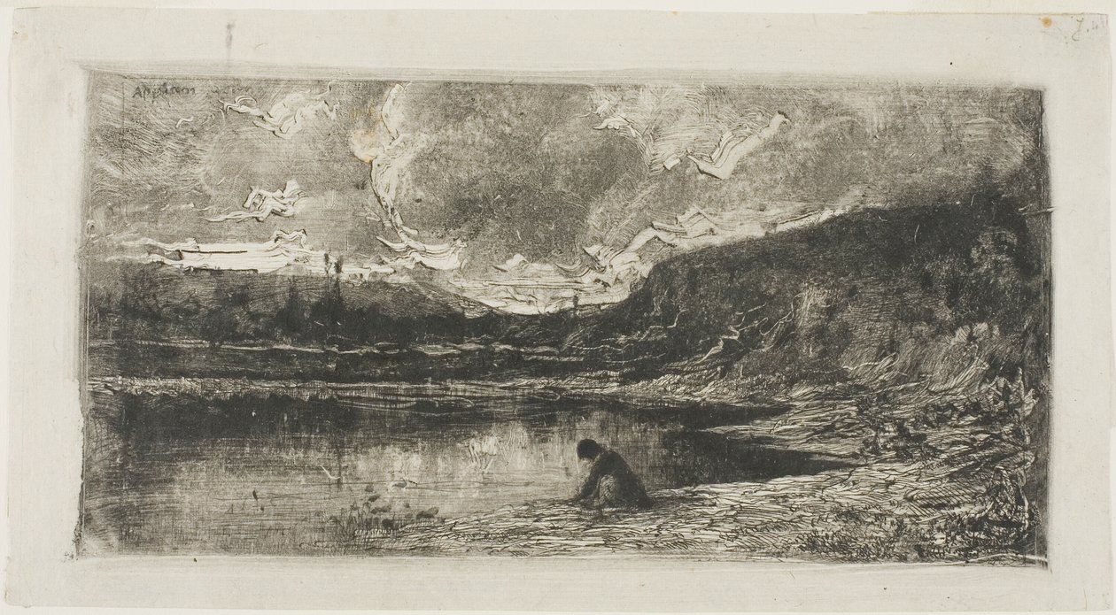 Eine Klippe in der Gemeinde Rix von Adolphe Appian