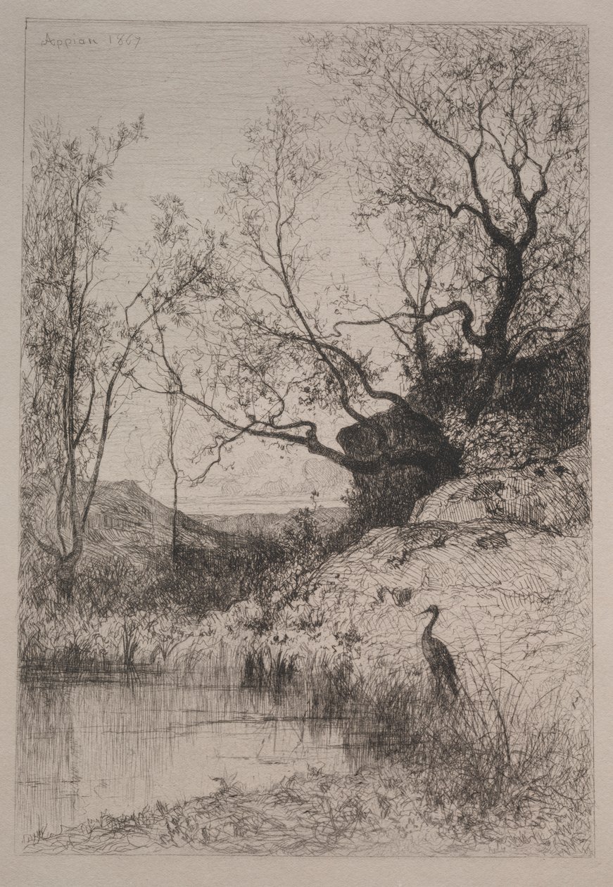 Ein Teich von Adolphe Appian