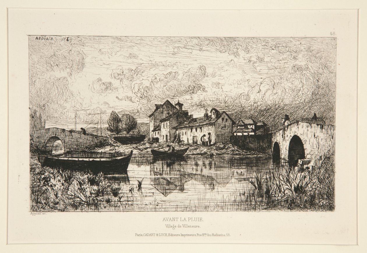 Vor dem Regen von Adolphe Appian