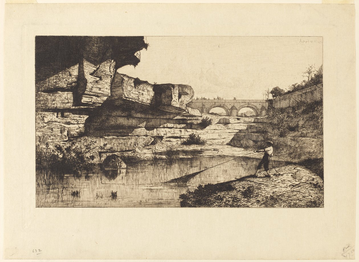 Pont de Hauteville von Adolphe Appian