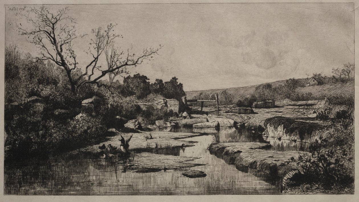 Quelle der Albarine von Adolphe Appian