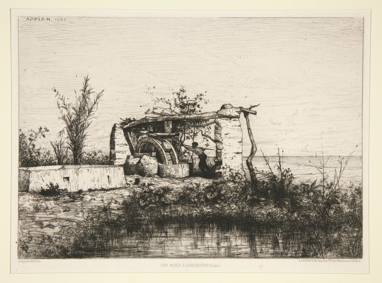 Ein Moria in Bordiquier von Adolphe Appian
