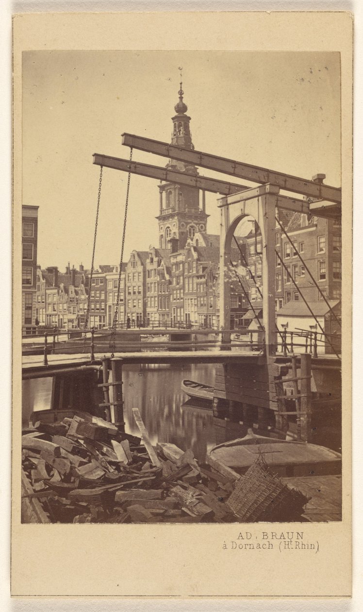 Amsterdam. Quai Raamgracht. von Adolphe Braun