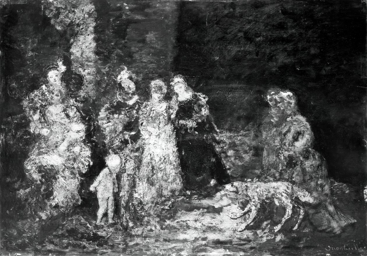 Die Feen, 1870-80 von Adolphe Monticelli