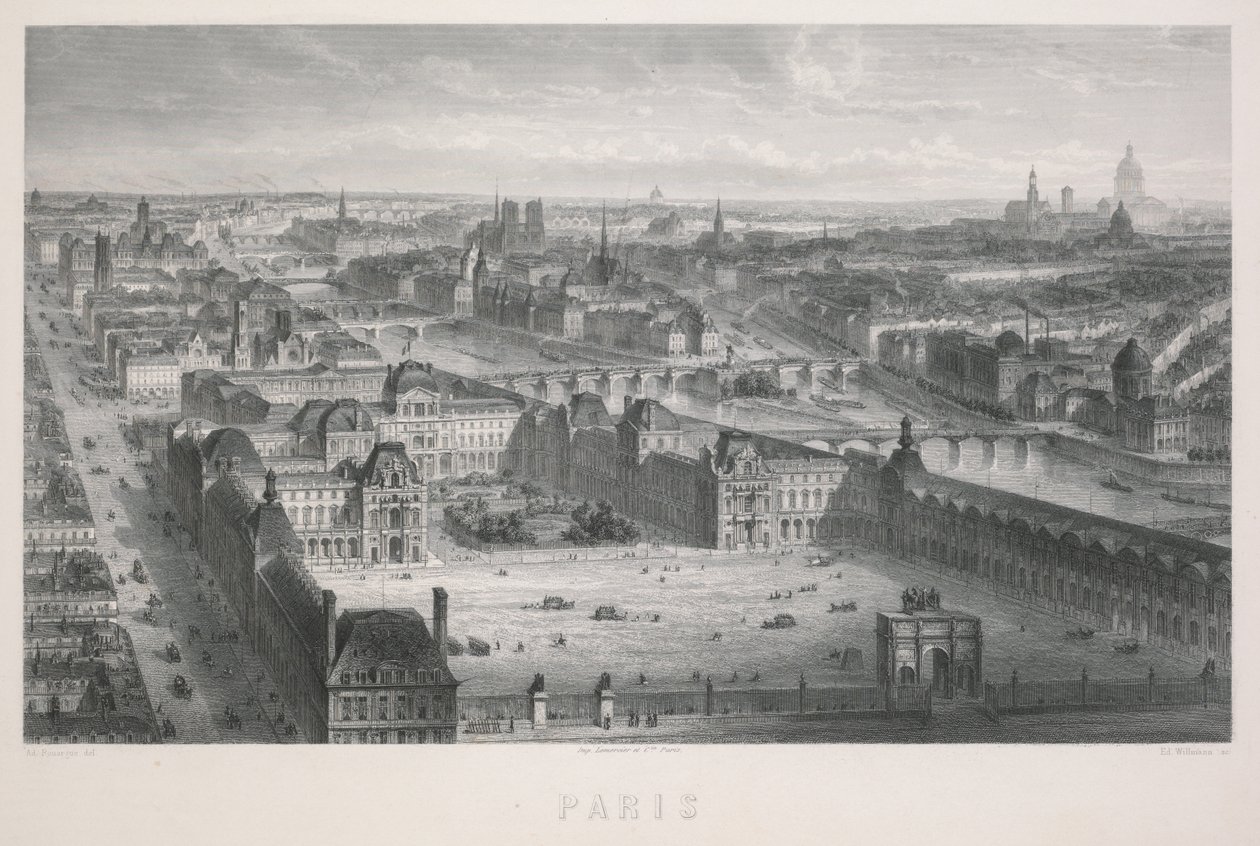 Paris von Adolphe Rouargue