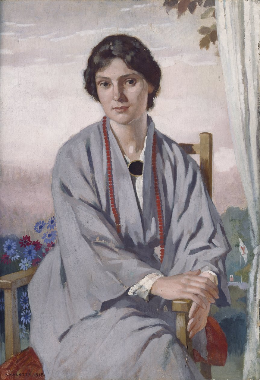 Porträt von May Aimee Smith von Adolphe Valette