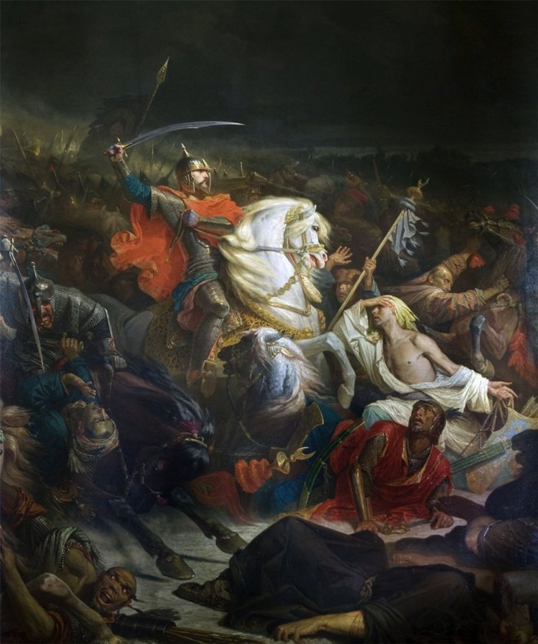 Die Schlacht von Kulikovo (1849) von Adolphe Yvon