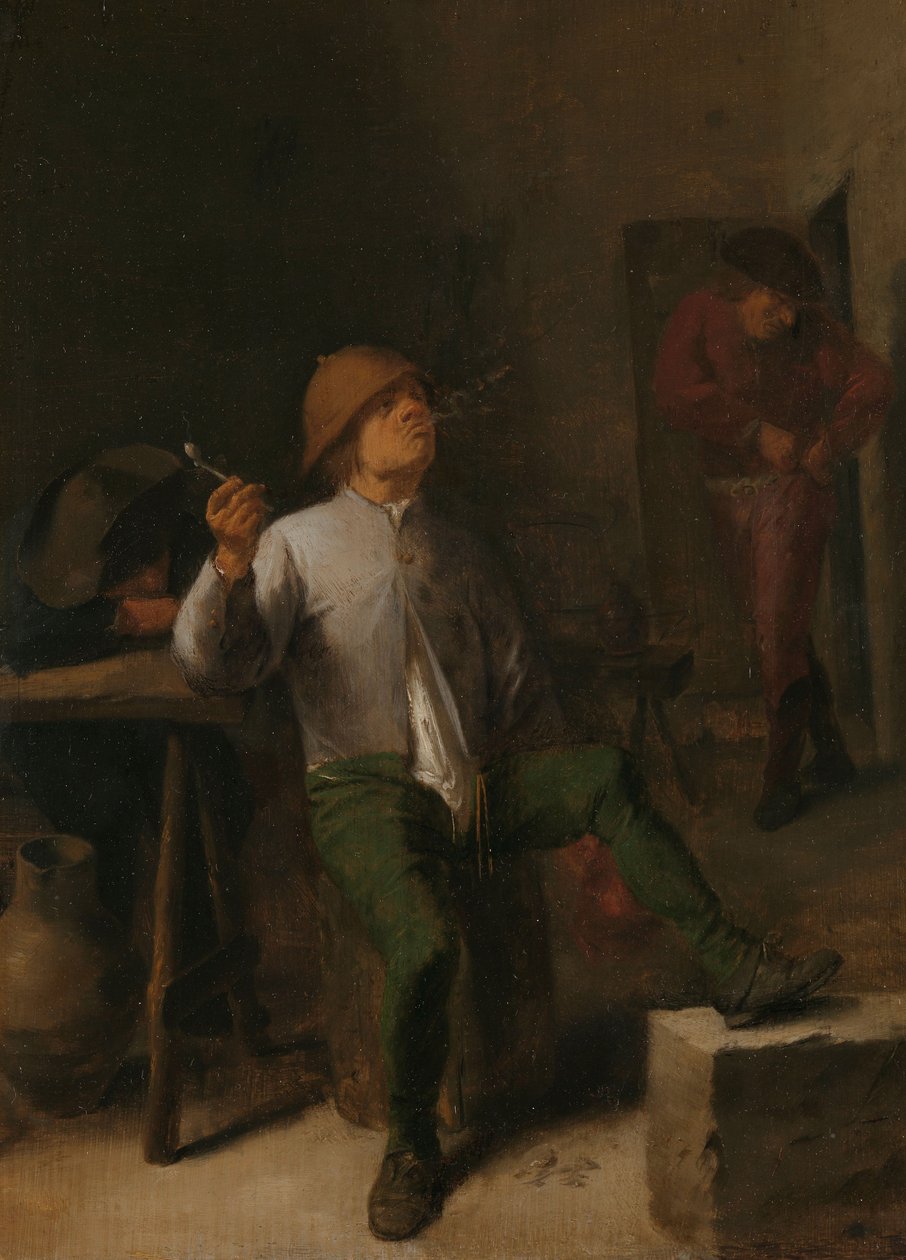 Der Raucher von Adriaen Brouwer