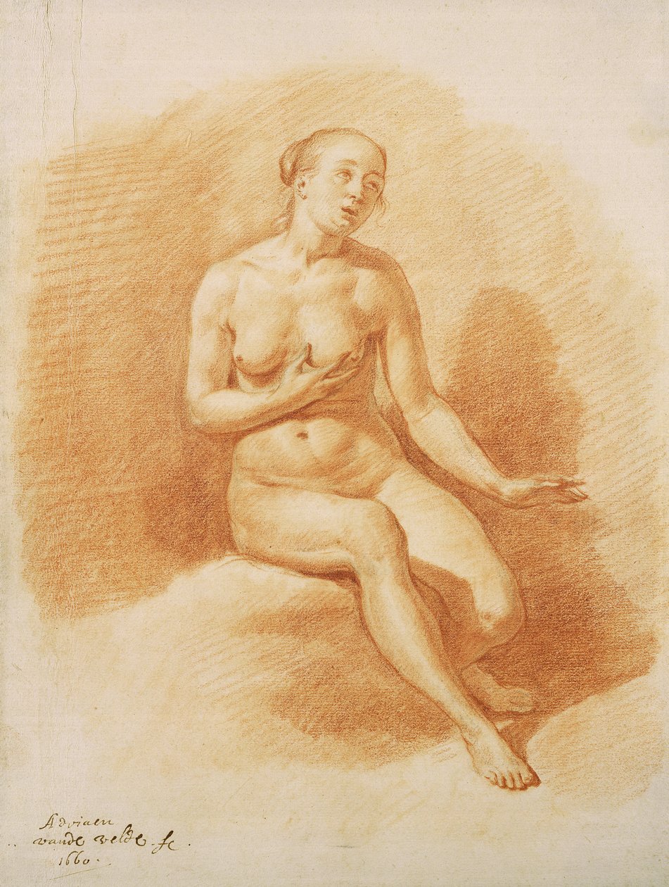 Weiblicher Akt, 1660 von Adriaen van de Velde