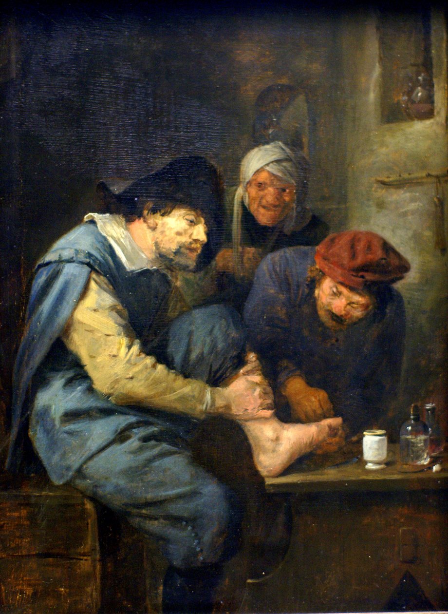 Die Fußoperation von Adriaen Brouwer