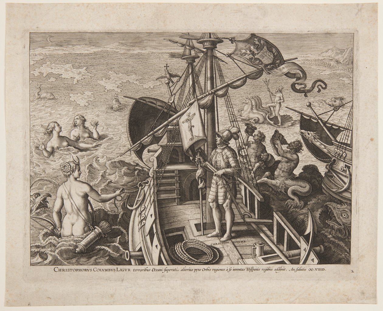Christoph Kolumbus von Adriaen Collaert