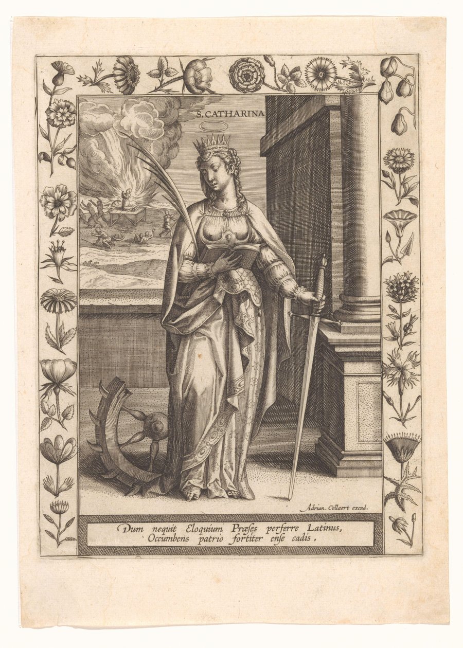 Heilige Katharina von Adriaen Collaert