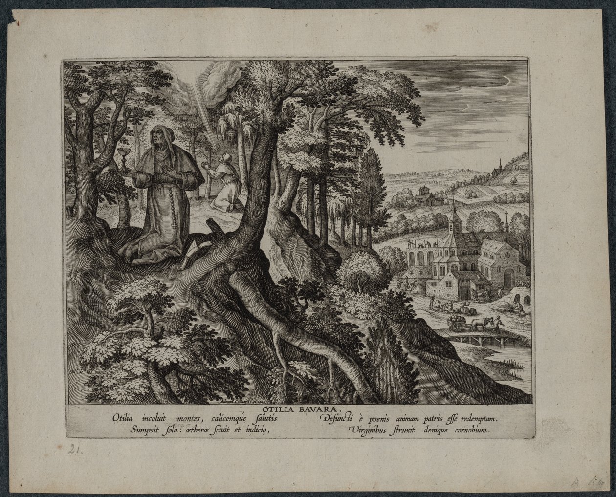 Otilia Bavara von Adriaen Collaert