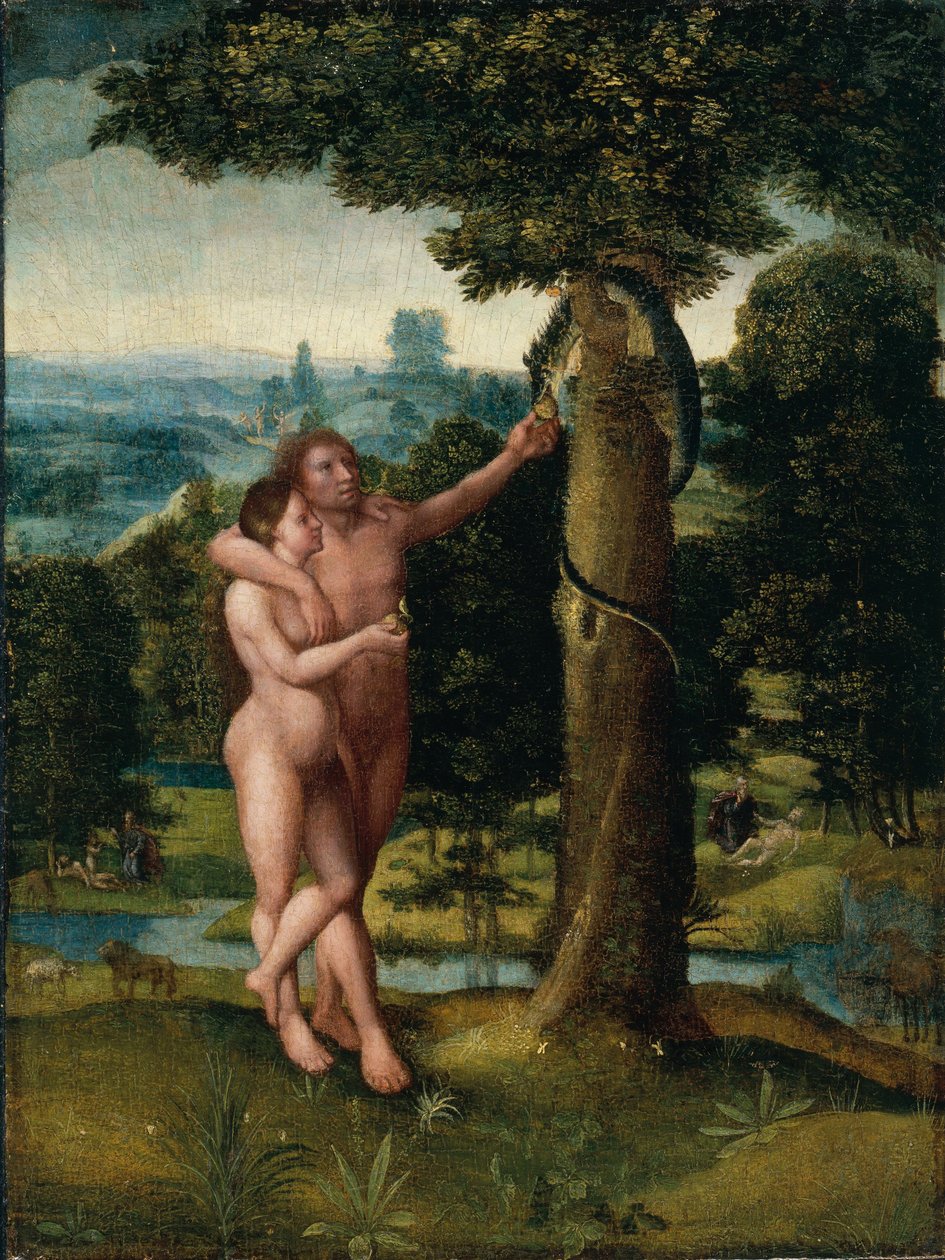 Adam und Eva von Adriaen Isenbrandt