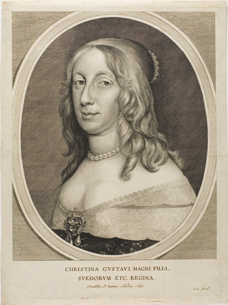 Königin Christina von Schweden von Adriaen Pietersz. van de Venne