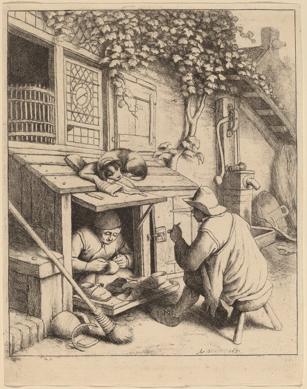 Schuster von Adriaen van Ostade