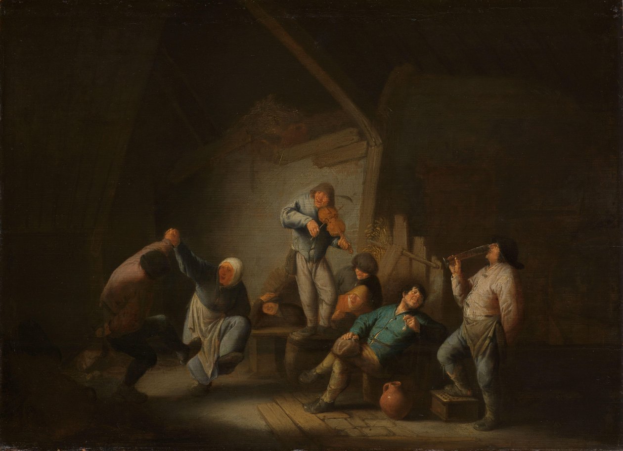 Tanzendes Paar von Adriaen van Ostade