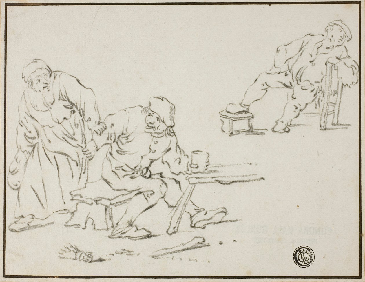 Taverne Szene von Adriaen van Ostade