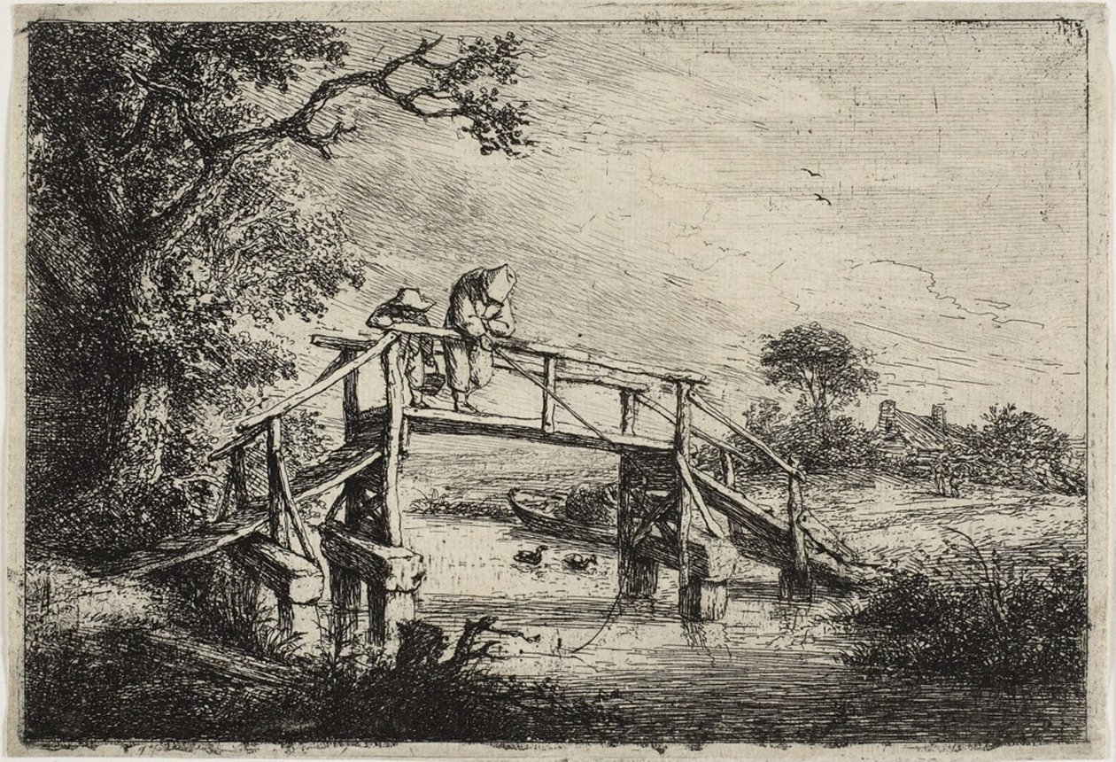 Die Angler von Adriaen van Ostade