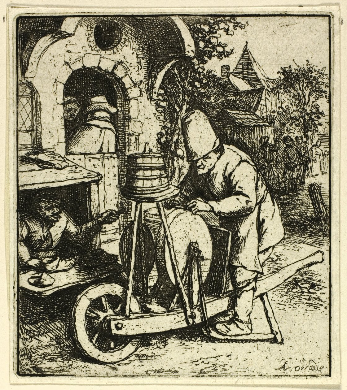 Der Messerschleifer von Adriaen van Ostade