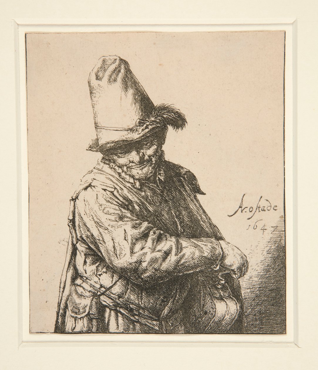 Der Leierkastenmann von Adriaen van Ostade
