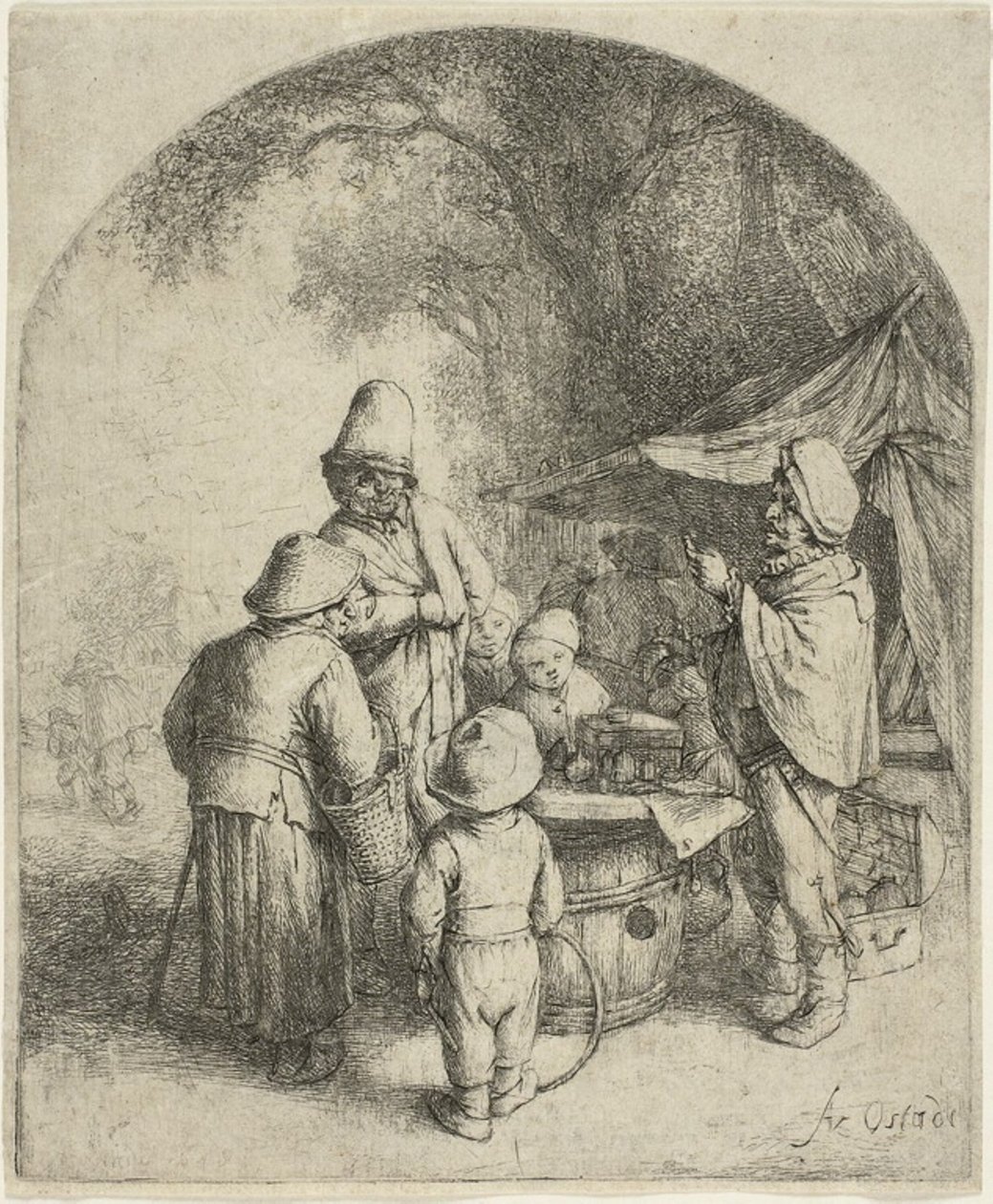 Der Quacksalber von Adriaen van Ostade