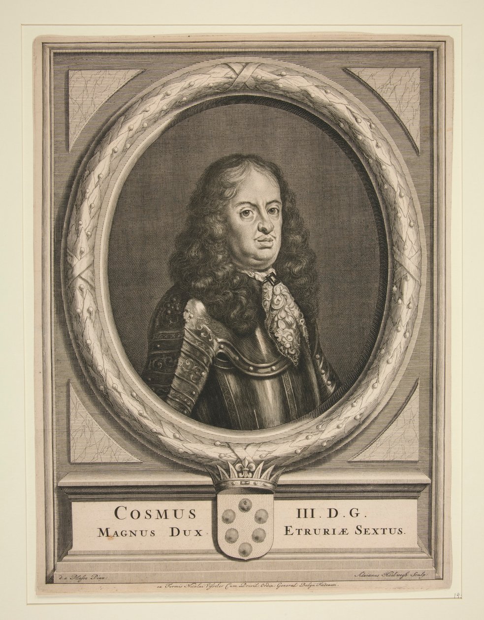Cosimo III (1 von 31 Porträts) von Adrian Haelwegh