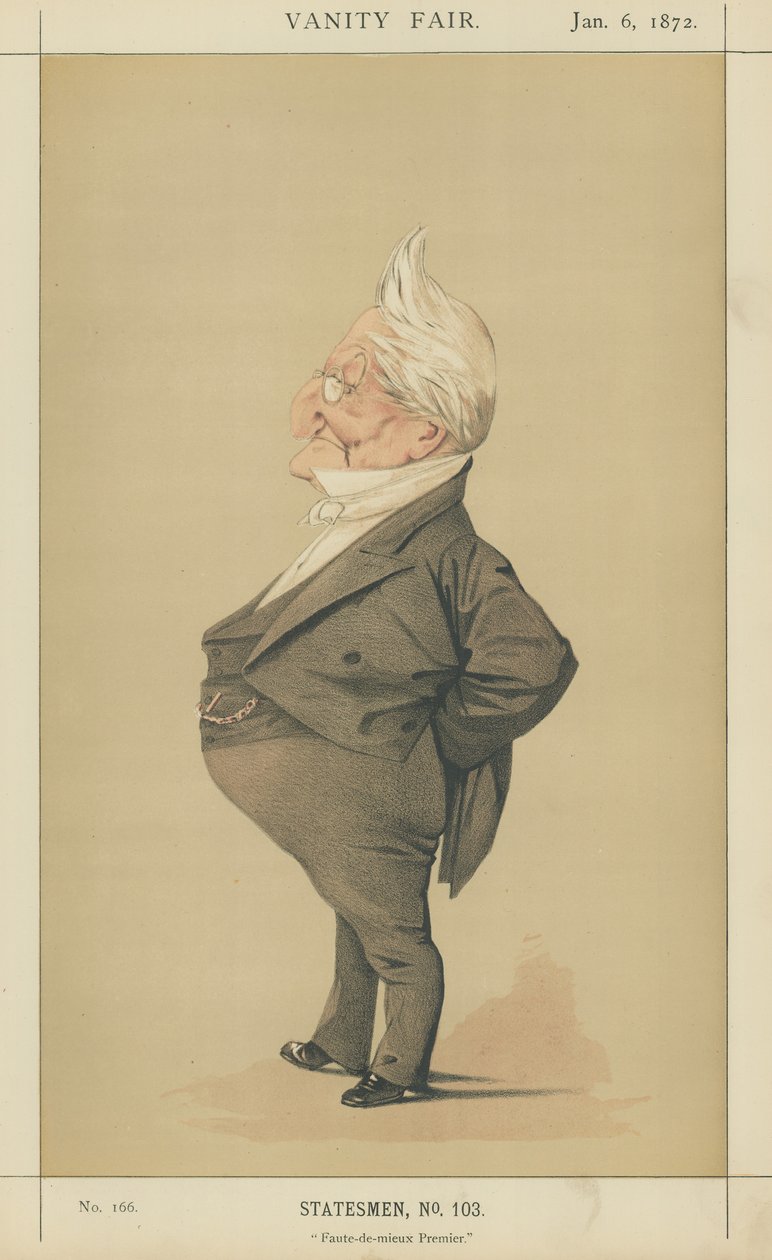 Adolphe Thiers von Adriano Cecioni