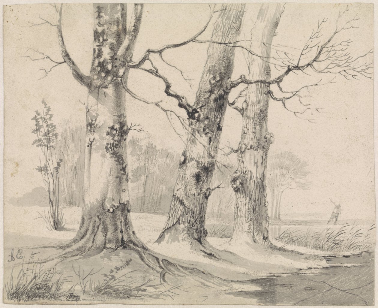Winterlandschaft von Adrianus Eversen