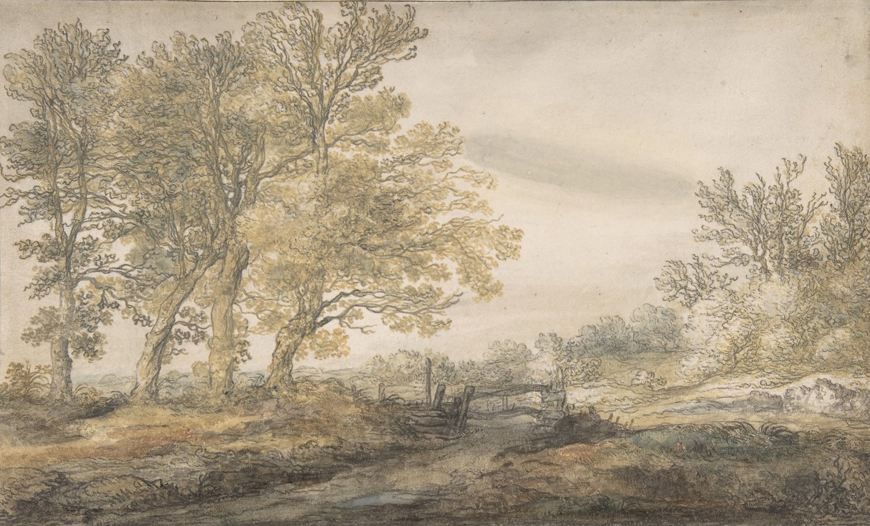 Landschaft mit Bäumen, 1635-1691 von Aelbert Cuyp