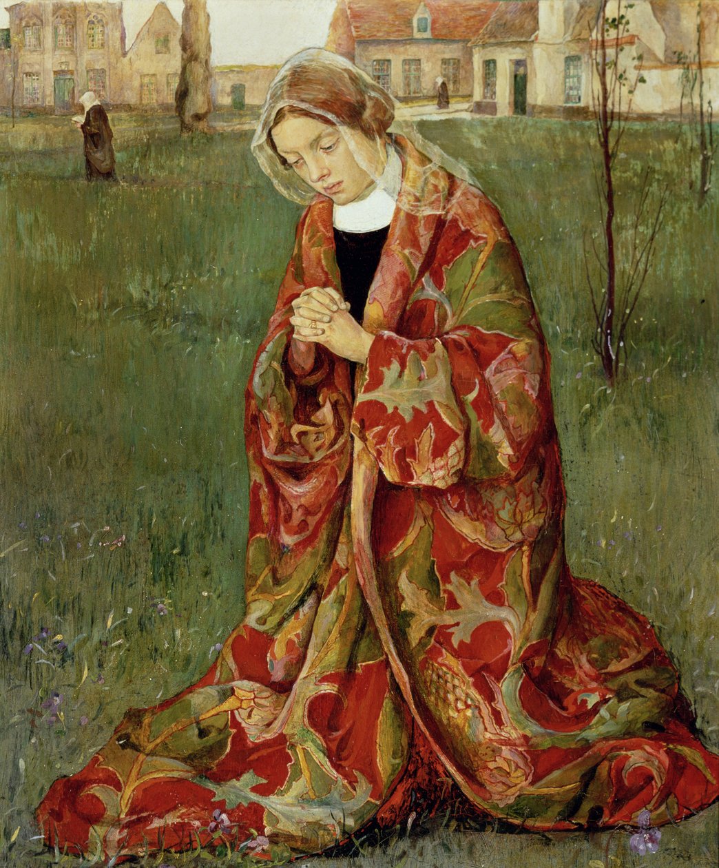 Im Beginenhof, um 1905 von Aelfred Fahey