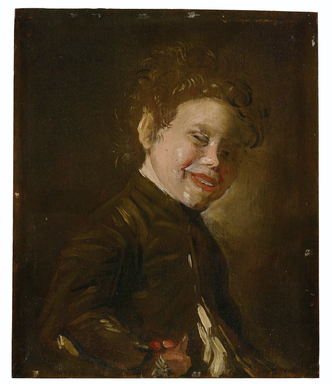Lächelnder Junge von After Frans Hals