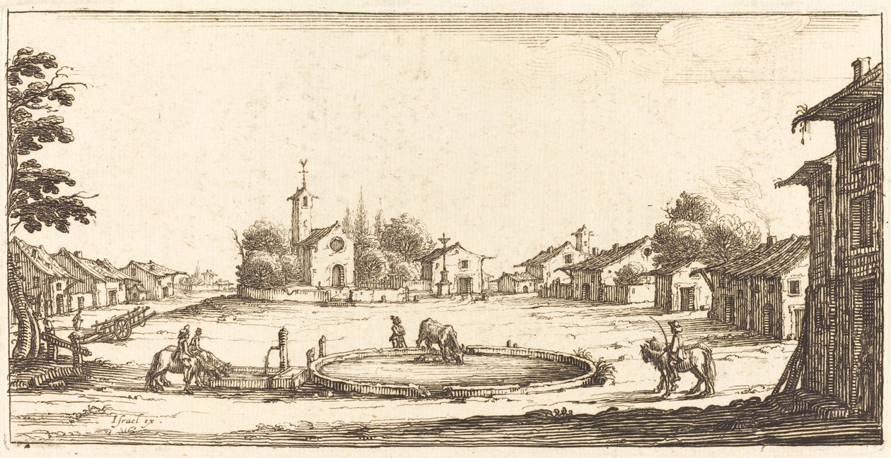 Landschaft von After Jacques Callot