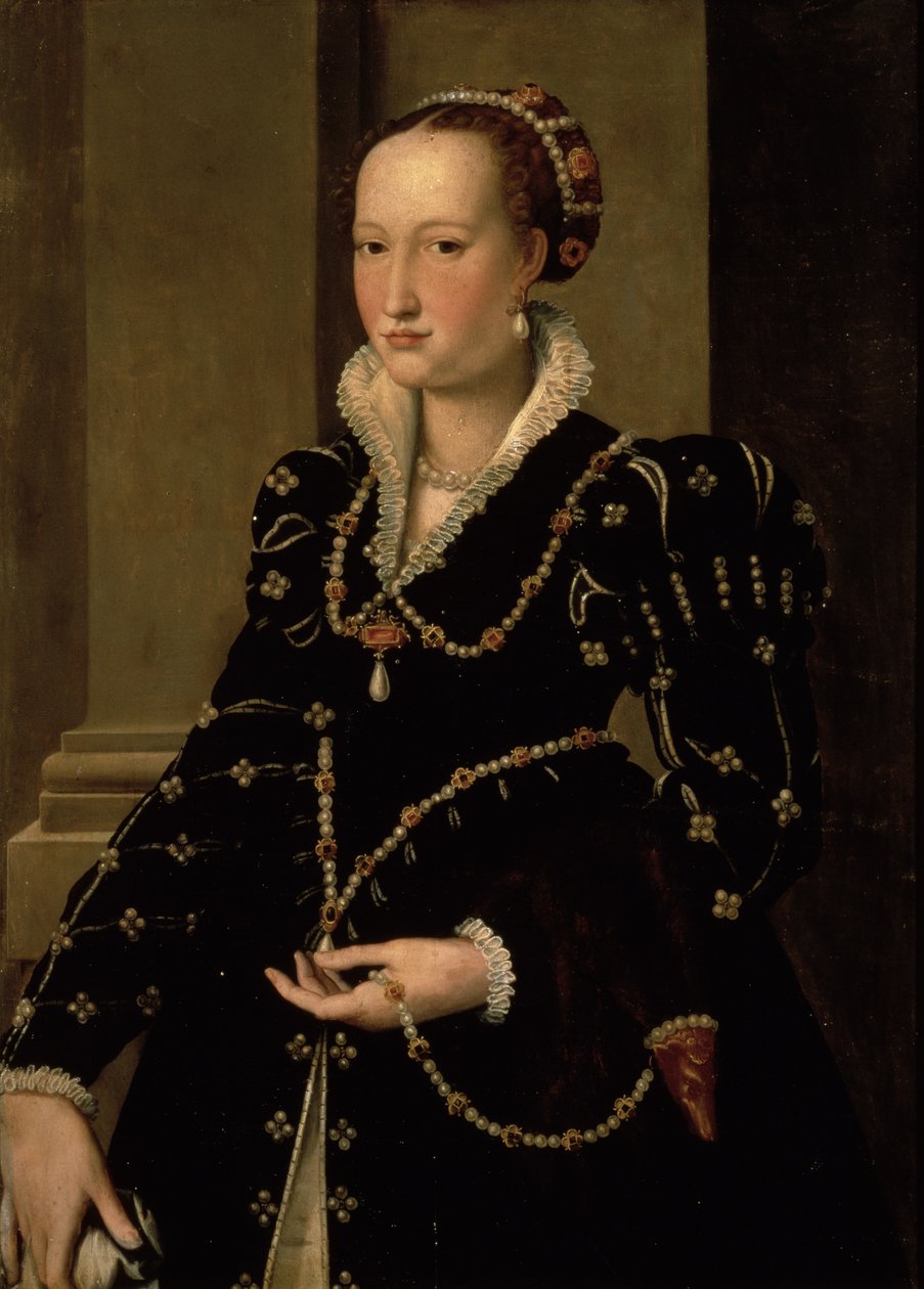 Porträt von Laudomia de Medici von Agnolo Bronzino