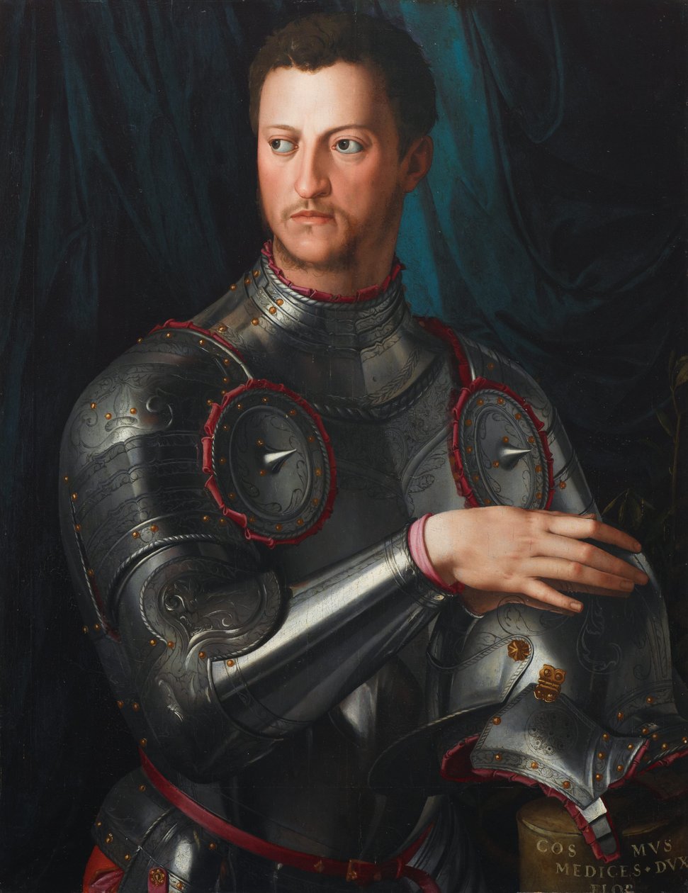 Cosimo I. de Medici in Rüstung von Agnolo Bronzino