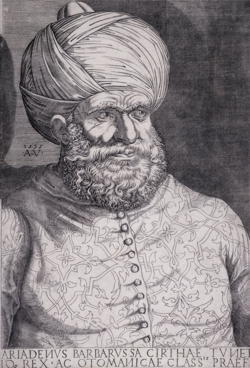 Barbarossa (Khayr ad-Din) (gest. 1546) 1535 von Agostino Musi