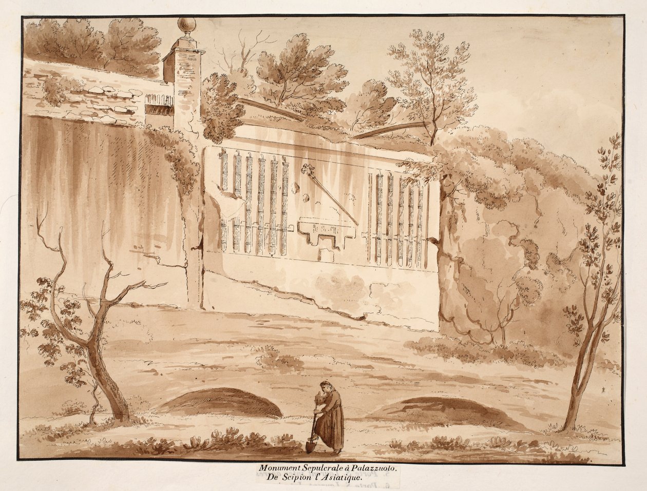 Grabdenkmal von Scipio dem Asiaten, in Palazzuolo, 1833 von Agostino Tofanelli