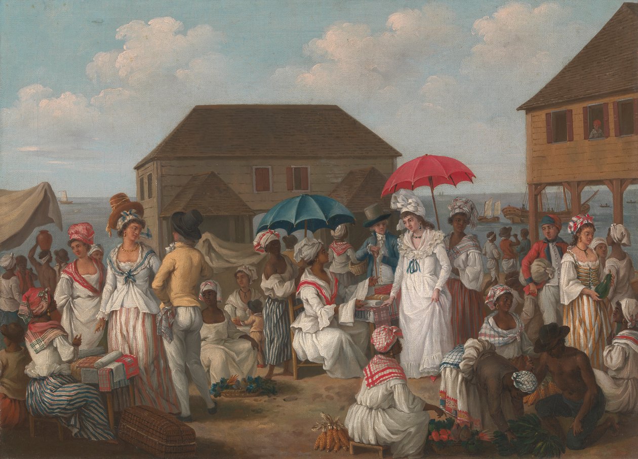 Leinenmarkt, Dominica von Agostino Brunias