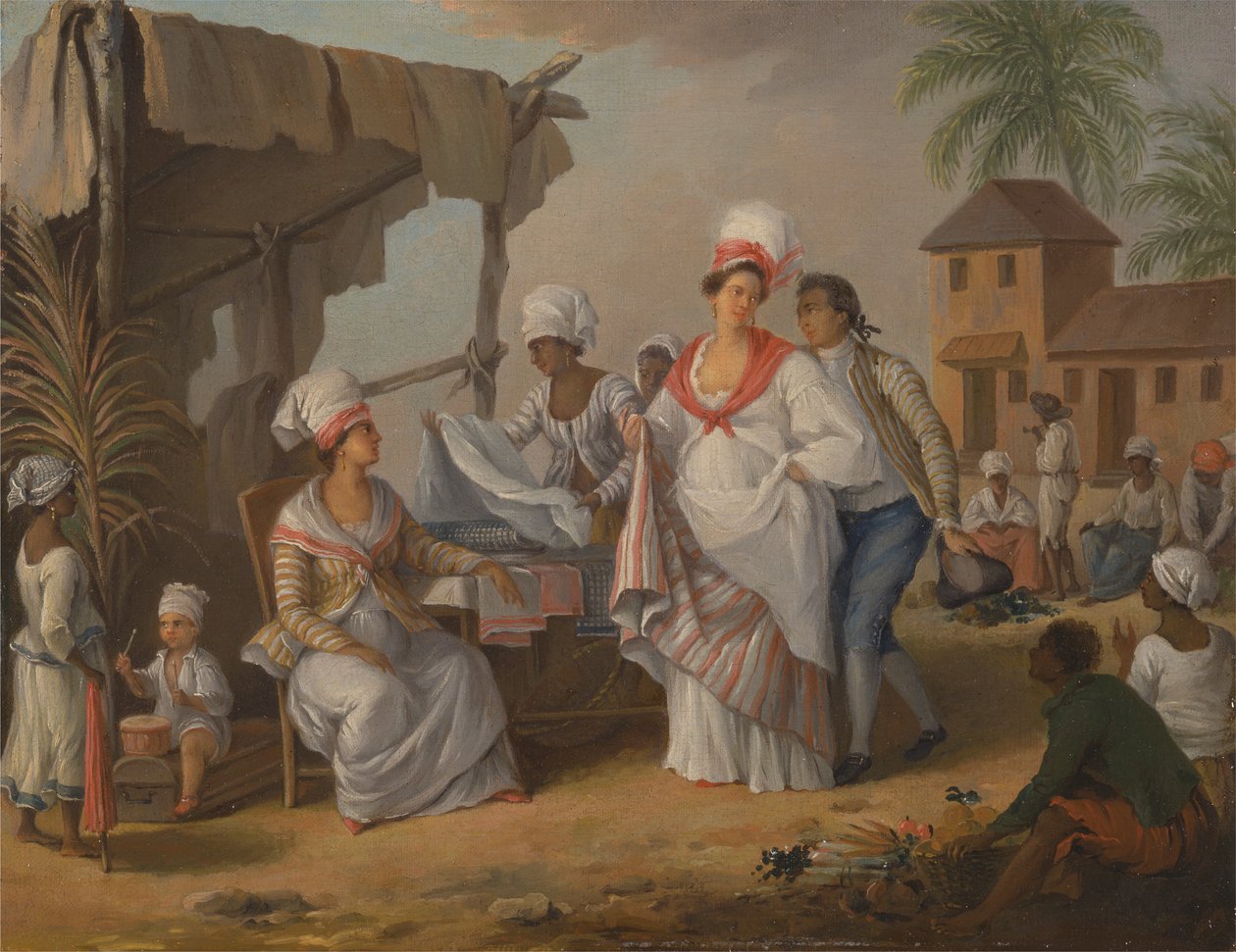 Markttag, Roseau, Dominica von Agostino Brunias