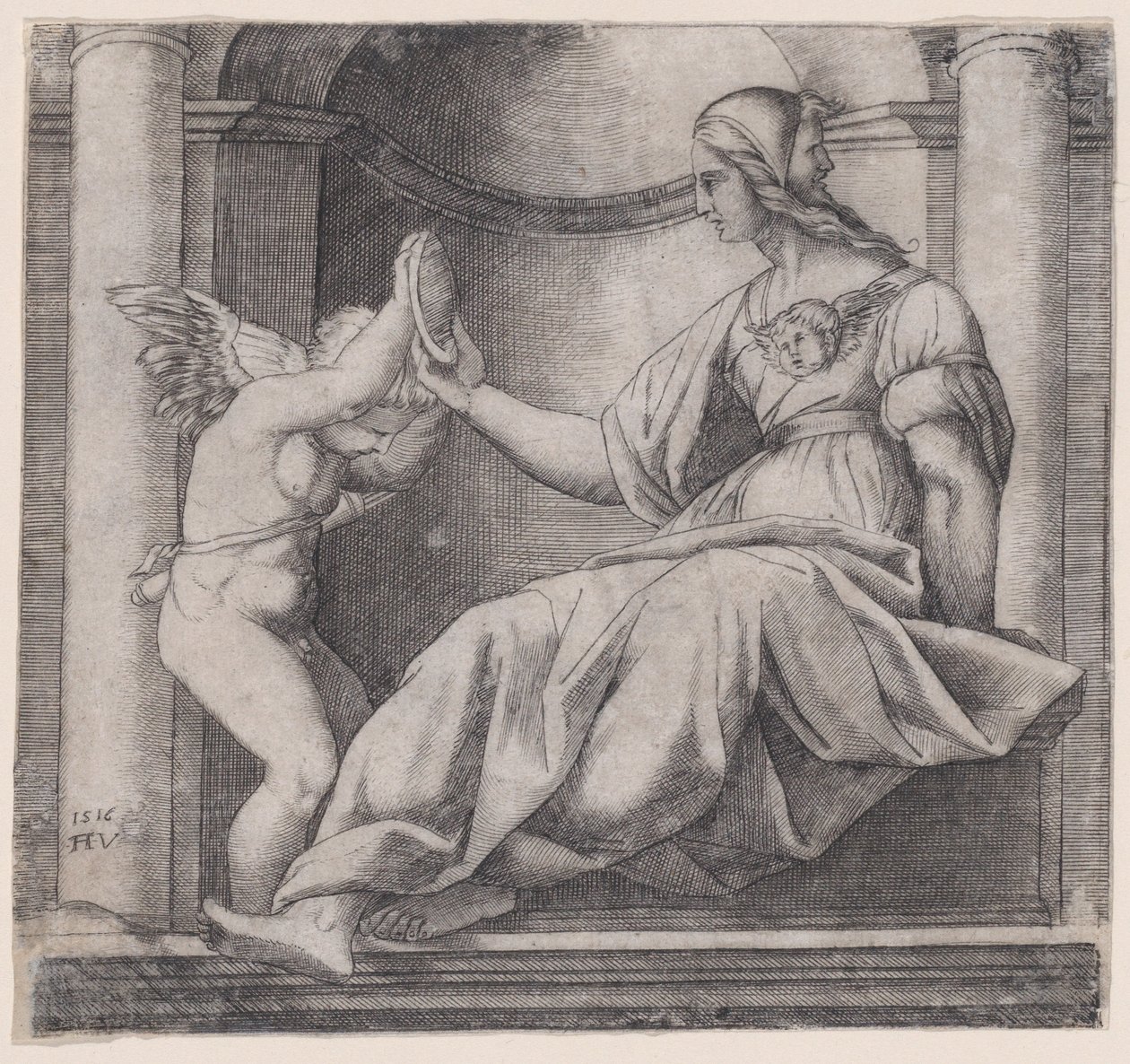 Klugheit von Agostino Veneziano