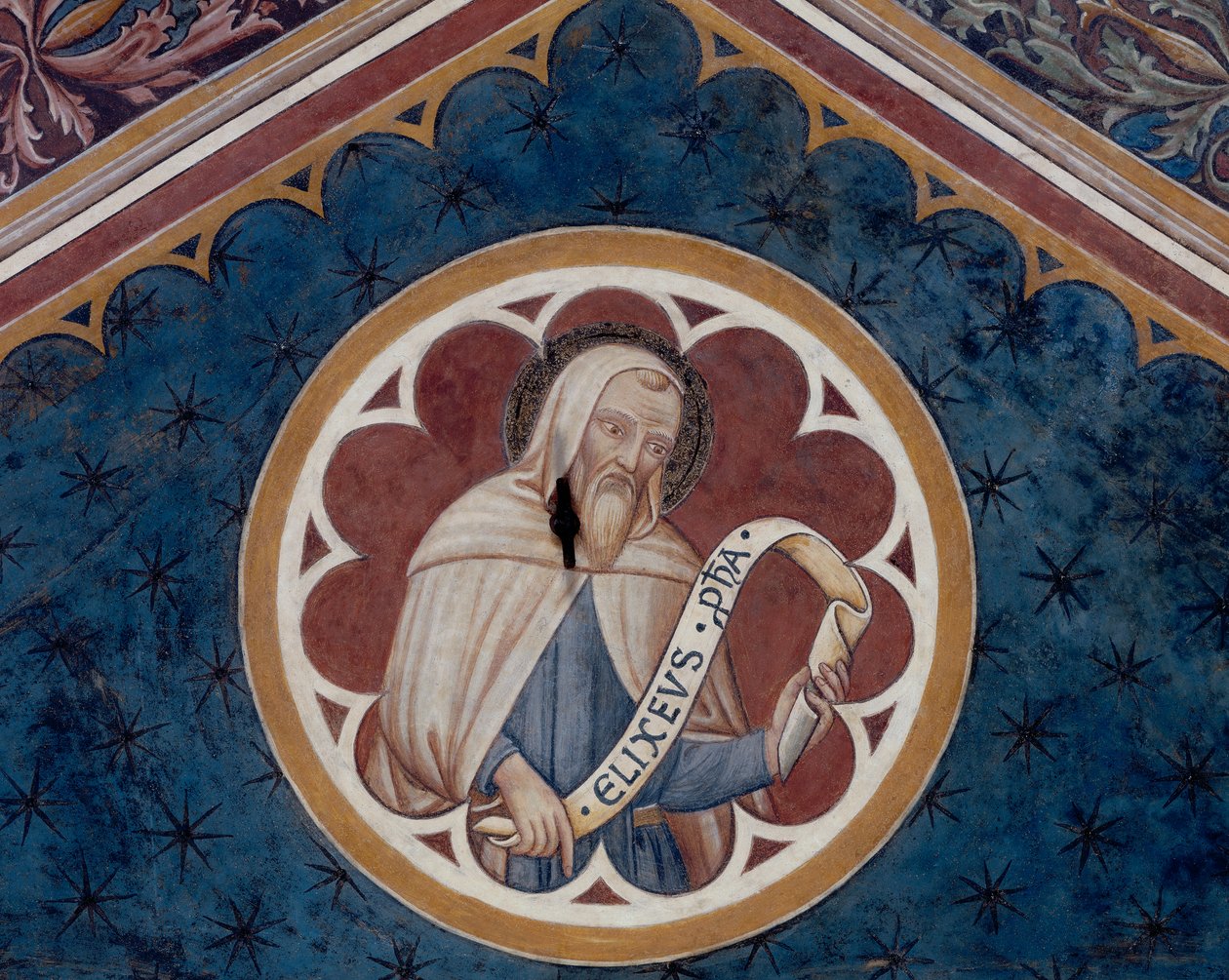 Der Prophet Elisa (Detail) von Agostino di Marsiglio