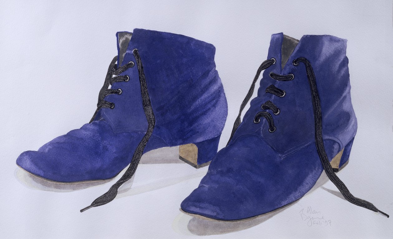 Blaue Schuhe, 1997 von Alan Byrne